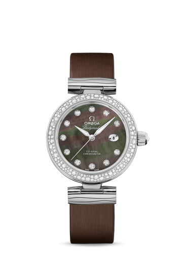 Omega LadyMatic Co-Axial 34 Stainless Steel / Diamond / Grey MOP